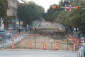 Thumbnail image of item number 1 in: '[Construction near Avenue A in Denton, TX]'.