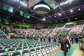 Photograph: [Graduates Enter Stadium To Take Seats]