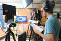 Primary view of [North Texas Daily TV staff in the studio, 3]
