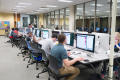 Thumbnail image of item number 1 in: '[Students in the Willis Library computer lab, 3]'.