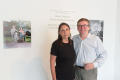 Thumbnail image of item number 1 in: '[Herbert Holl and Diane E. Williams at UNT on the Square gallery]'.