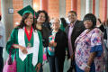 Thumbnail image of item number 1 in: '[Undergraduate student and her family at commencement]'.