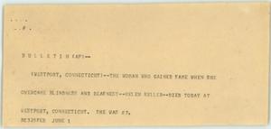 Primary view of object titled '[News Script: Helen Keller]'.