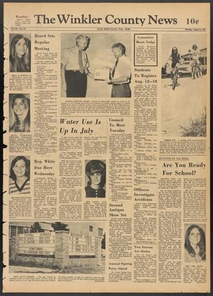 The Winkler County News (Kermit, Tex.), Vol. 35, No. 40, Ed. 1 Monday, August 9, 1971