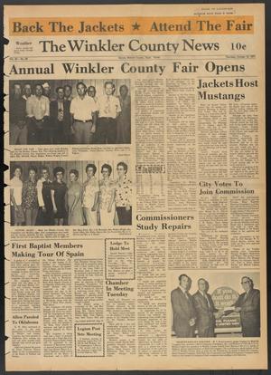 Primary view of object titled 'The Winkler County News (Kermit, Tex.), Vol. 35, No. 59, Ed. 1 Thursday, October 14, 1971'.