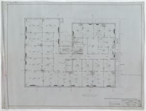 Primary view of object titled 'Alexander Bank and Office Building, Abilene, Texas: Second Floor Plan'.