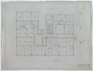 Primary view of object titled 'Alexander Bank and Office Building, Abilene, Texas: Fourth Floor Plan'.