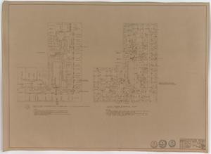 Wilkinson Office Building and Parking Garage, Midland, Texas: Ninth Floor Air Conditioning, Plumbing Plan, and Electrical Plan