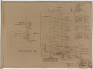 Wilkinson Office Building and Parking Garage, Midland, Texas: Electrical Floor Plan & Electric Service Riser Diagram