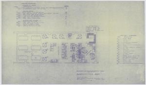 First National Ely Bank, Abilene, Texas: Equipment and Seating Arrangement Plan