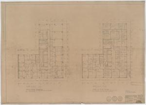 Wilkinson Office Building and Parking Garage, Midland, Texas: 20th & 21st Floor Plans