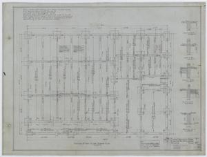 Primary view of object titled 'Dillingham Ice Cream Building, Abilene, Texas: Footing & First Floor Framing Plan'.