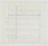 Technical Drawing: First National Ely Bank, Abilene, Texas: Name Plaque