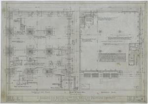Primary view of object titled 'Abilene Printing Company Building, Abilene, Texas: Foundation & Basement Plans'.