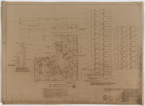 Wilkinson Office Building and Parking Garage, Midland, Texas: First Floor Electrical Plan & Telegraph Riser Diagram