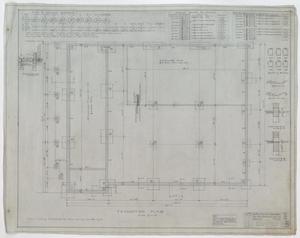 Primary view of object titled 'Ice Plant, Abilene, Texas: Foundation Plan'.
