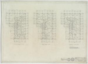Primary view of object titled 'Wilkinson Office Building and Parking Garage, Midland, Texas: Fifth, Sixth, & Seventh Floor Plans'.