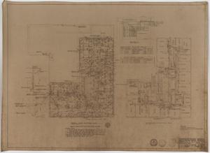 Wilkinson Office Building and Parking Garage, Midland, Texas: Second Floor Electrical and Air Conditioning Plans