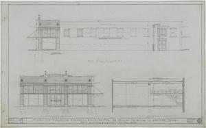 Primary view of object titled 'Abilene Printing Company Building Remodel, Abilene, Texas: West & North Elevation'.