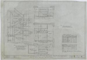Primary view of object titled 'Abilene Printing Company Building, Abilene, Texas: Stair & Floor Details'.