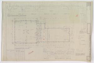 Primary view of object titled 'School Building, Texas: Foundation Plan'.