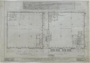 Abilene Printing Company Building, Abilene, Texas: First & Second Floor Plans