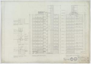 Wilkinson Office Building and Parking Garage, Midland, Texas: North & East Elevation