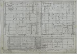 Primary view of object titled 'Abilene Printing Company Building, Abilene, Texas: First, Second, & Third Floor Framing Plans'.