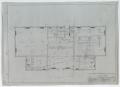 Technical Drawing: Plans For A Home Economics Cottage, Stamford, Texas: Floor Plan