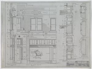 Primary view of object titled 'Business Building, Big Spring, Texas: Front Elevation'.