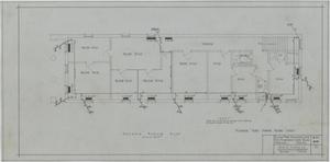 Primary view of object titled 'Farmers State Bank, Merkel, Texas: Second Floor Plan'.