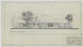 Technical Drawing: Bryan Air Force Base Housing: Front Elevation
