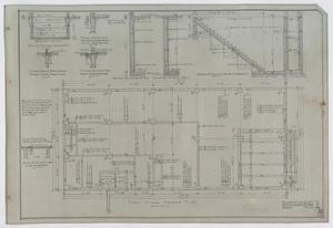 Primary view of object titled 'Thomas Office Building, Midland, Texas: First Floor Framing Plan'.