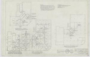 Rhodes & Chapple Office Building, Midland, Texas: First Floor & Basement Plans