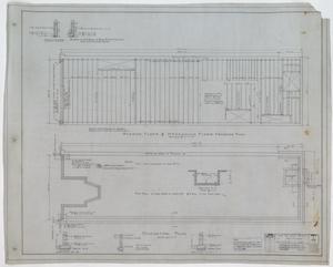 Primary view of object titled 'Store And Office Building, Brechenridge, Texas: Foundation & Floor Plans'.