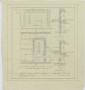 Thumbnail image of item number 2 in: 'First National Bank, Baird, Texas: 1/4" Plan Showing Concrete Slab Over Record Vault'.