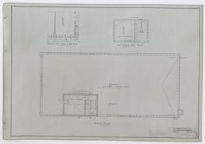 Primary view of object titled 'Thomas Office Building, Midland, Texas: Roof Plan'.