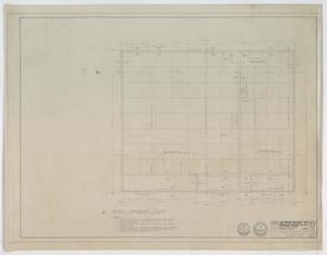 Primary view of object titled 'Premium Finance Company Office, Wichita Falls, Texas: Roof Framing Plan'.