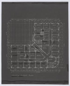 Rhodes & Chapple Office Building, Midland, Texas: Fourth Floor Plan