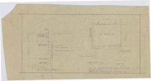 Primary view of object titled 'Detail for Gutter & D.S. for Wingate Gymnasium, Wingate, Texas: Wall & Roof Sections'.