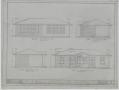 Technical Drawing: A Rural School for Taylor Company, Abilene, Texas: Elevation Renderin…