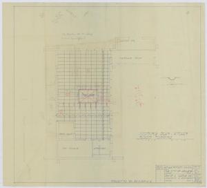 Primary view of object titled 'Elementary School Building, Abilene, Texas: Scoring Plan - Kitchen Floor Topping'.