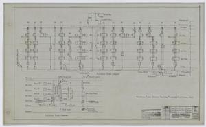 Primary view of object titled 'Thomas Office Building, Midland, Texas: Plumbing Riser Diagram'.