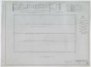 Primary view of object titled 'Store Building, Breckenridge, Texas: Roof Framing Plan'.