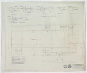Primary view of object titled 'Alta Vista Cafeteria, Abilene, Texas: Foundation Plan'.