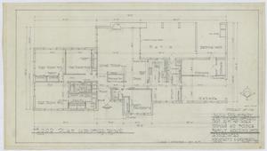 Primary view of object titled 'Bryan Air Force Base Housing: Floor Plan - 4 Bedroom Officer - Revised'.