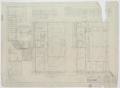 Technical Drawing: A Mortuary, Coleman, Texas: First & Second Floor Plans