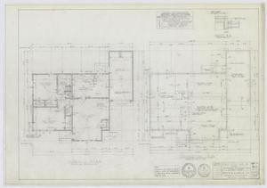 Primary view of object titled 'Veterans' Housing, Abilene, Texas: Floor & Foundation Plans - 4F-A'.