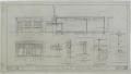 Technical Drawing: Office And Store Building, Haskell, Texas: Rear & Front Elevation