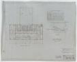 Technical Drawing: Plans For A High School Building, Winters, Texas: 2nd Floor Framing P…